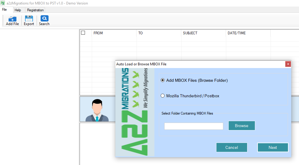 Step-1 Add MBOX file