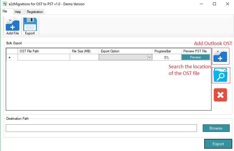 Windows 7 a2zMigrations for OST to PST 1.0 full