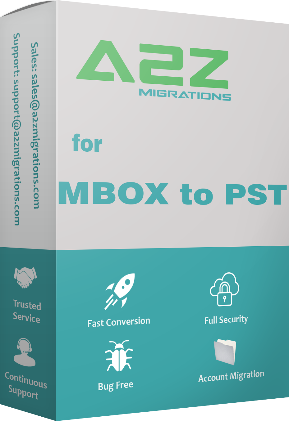 MBOX to PST product box