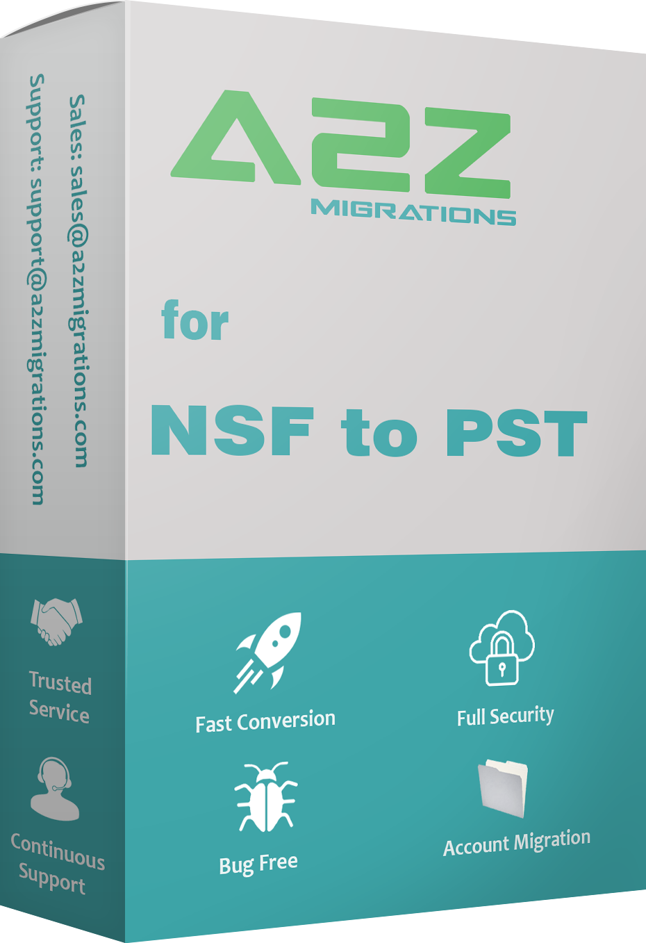 NSF to PST product box