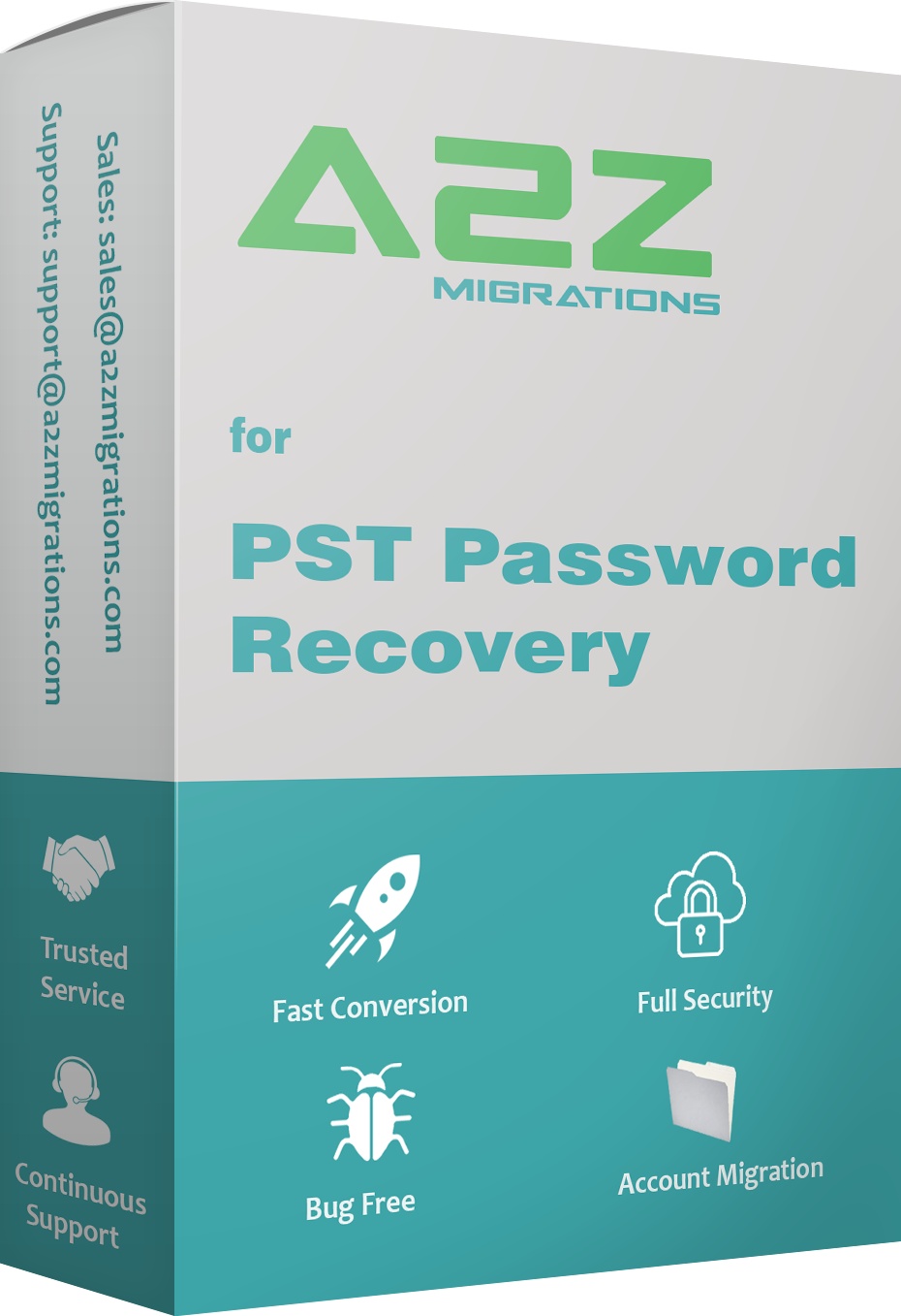 PST Password Recovery product box