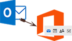 Converte PST to Office 365 Peimary Mailbox